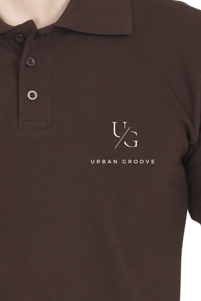 Polo T-Shirt Urban Groove Coffee Brown