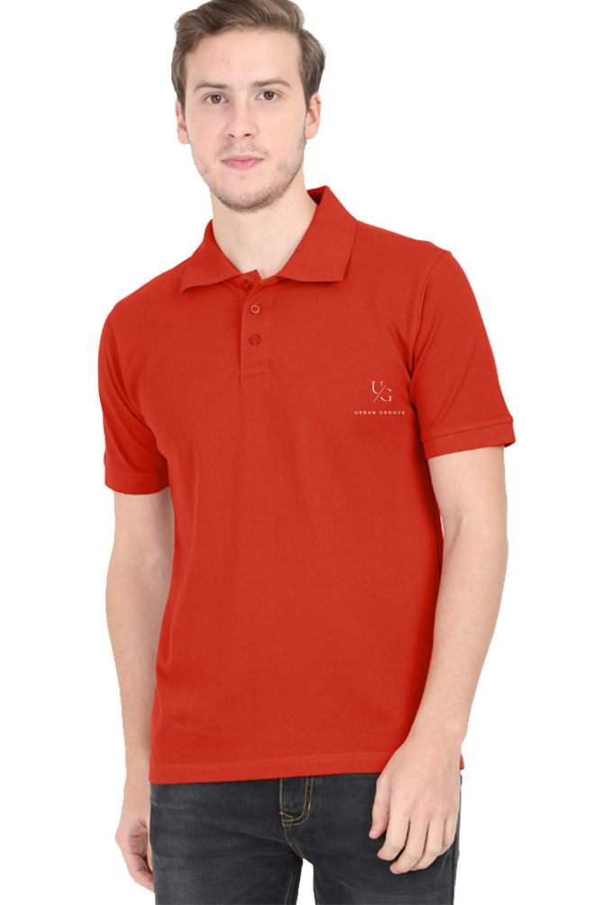 Polo T-Shirt Urban Groove Brick Red