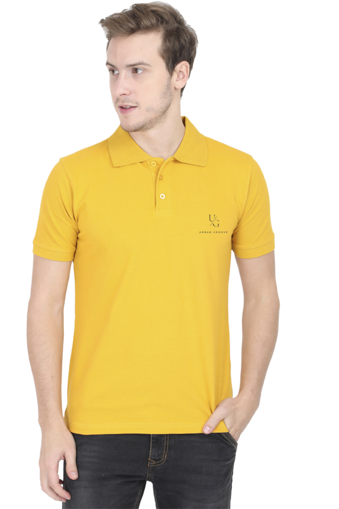 Polo T-Shirt Urban Groove Mustard Yellow