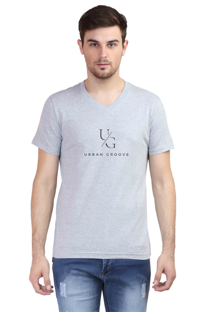 Urban Groove V-Neck Grey Melange